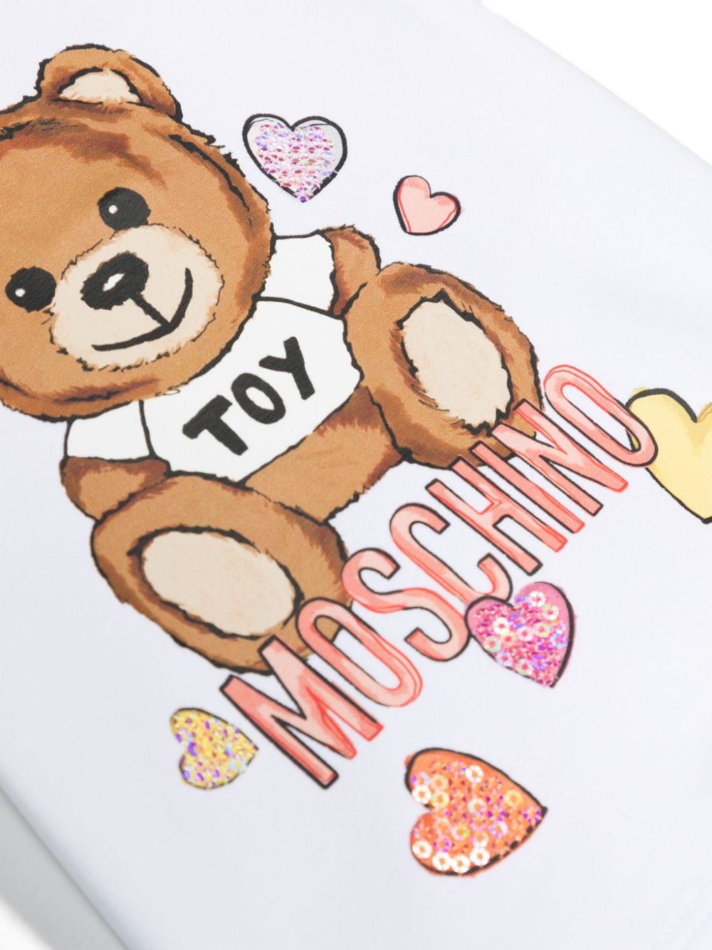 T-shirt con stampa Teddy Bear - Rubino Kids