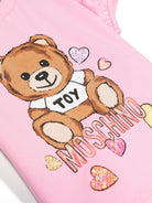 T-shirt con stampa Teddy Bear - Rubino Kids