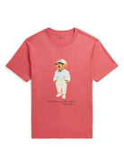 T-shirt con stampa Teddy - Rubino Kids