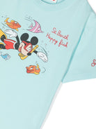 T - shirt con stampa Topolino x Disney - Rubino Kids
