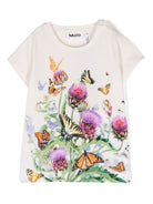 T - shirt con stampa vegetale - Rubino Kids