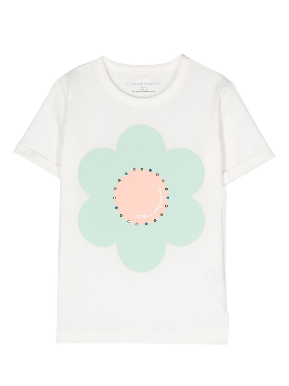 T-shirt con strass - Rubino Kids