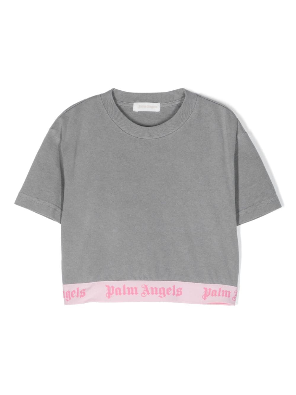 T-shirt crop con logo - Rubino Kids