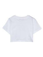 T-shirt crop con stampa - Rubino Kids