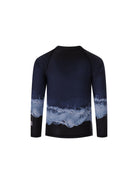 T-shirt da mare per bambino Molo multicolore con stampa skater - Rubino Kids