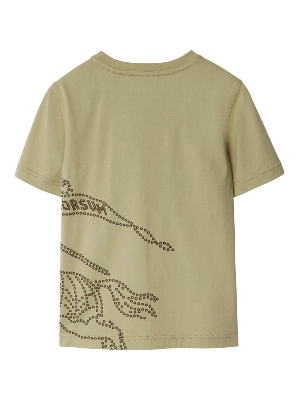 T-shirt EKD per bambino Burberry Kids verde per bambino Burberry Kids verde con maniche corte - Rubino Kids