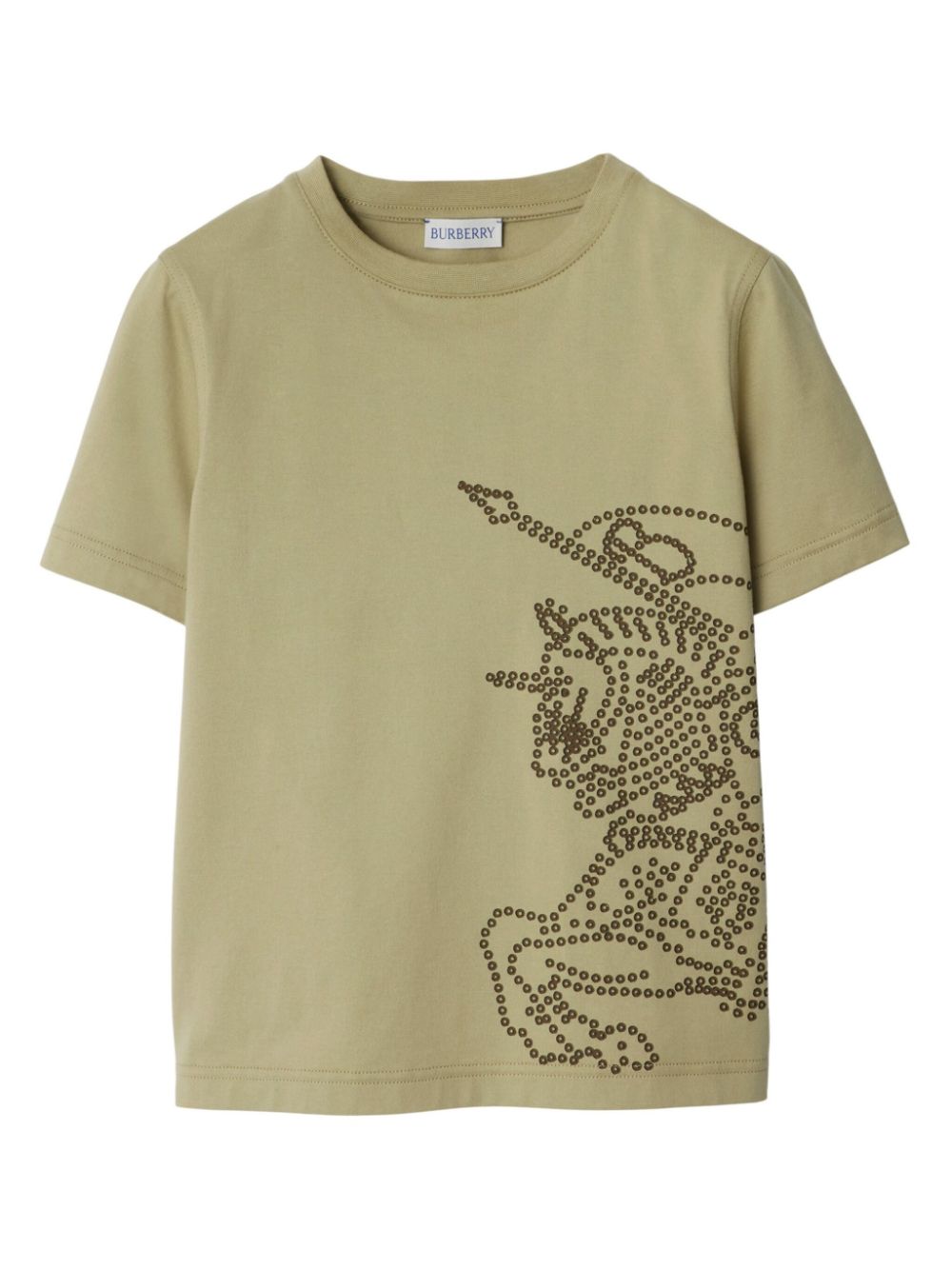 T-shirt EKD per bambino Burberry Kids verde per bambino Burberry Kids verde con maniche corte - Rubino Kids