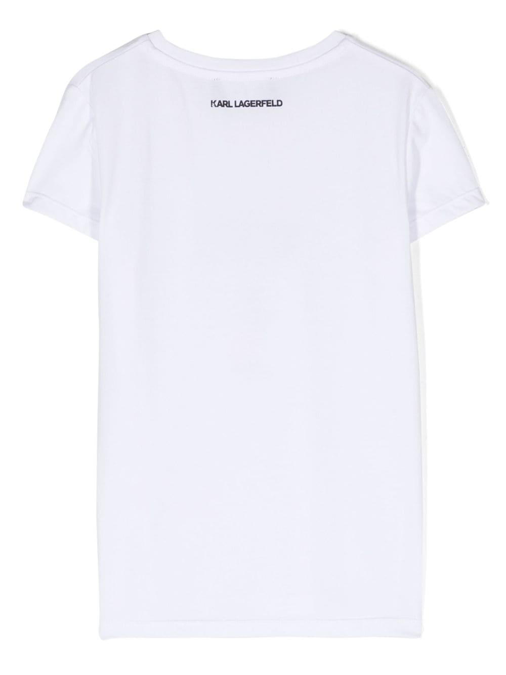 T-shirt Ikonik Karl con stampa - Rubino Kids