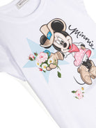 T-shirt in cotone con stampa grafica - Rubino Kids