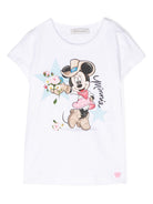 T-shirt in cotone con stampa grafica - Rubino Kids