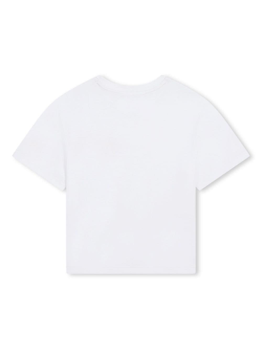 T shirt Marc Jacobs Kids per bambino con stampa smile sciolto - Rubino Kids