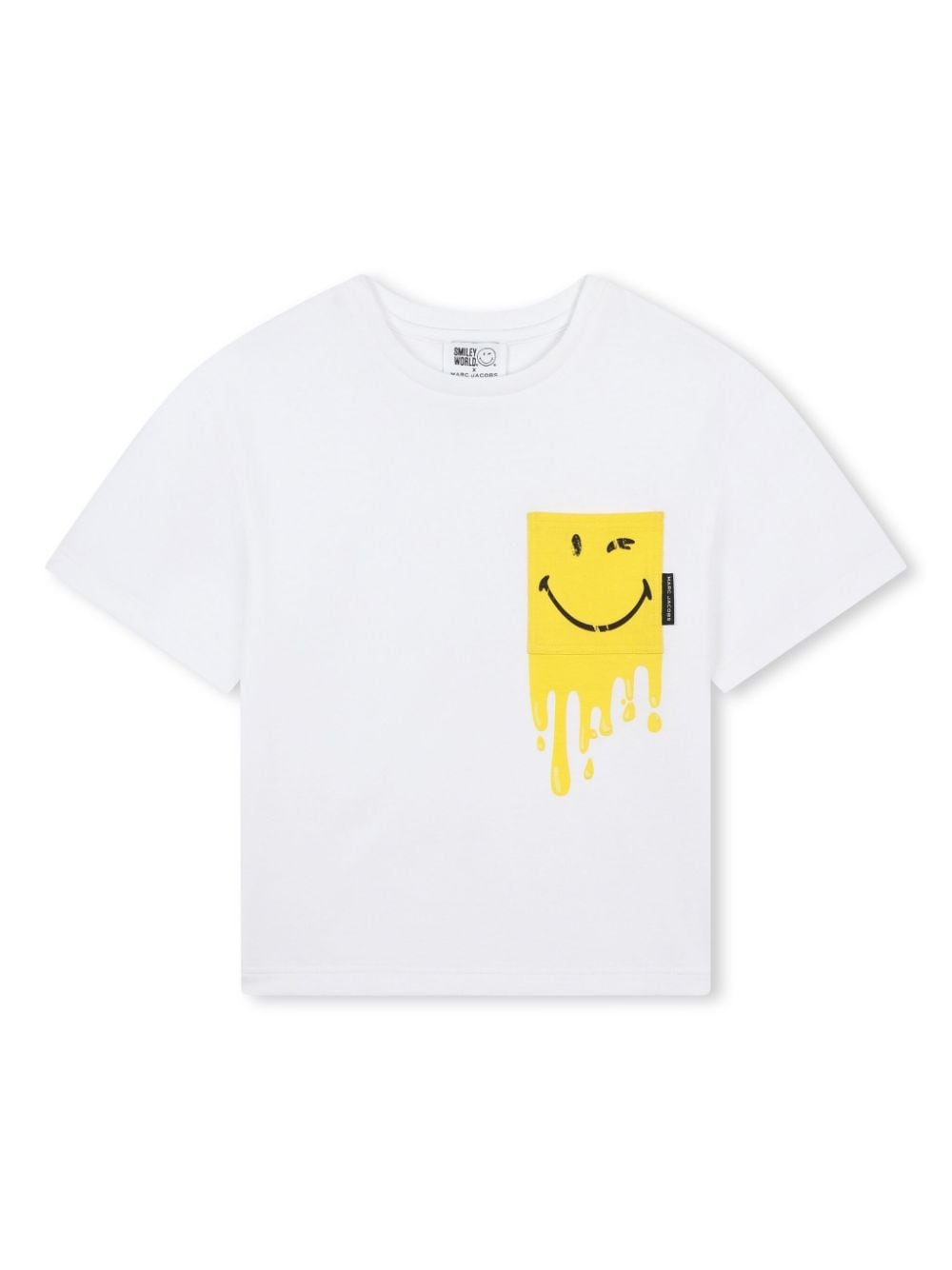 T shirt Marc Jacobs Kids per bambino con stampa smile sciolto - Rubino Kids