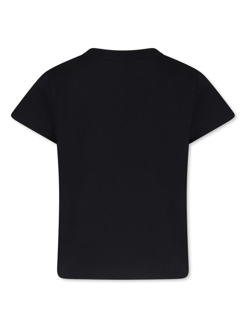 T-shirt per bambina Givenchy Kids nero con logo sul davanti - Rubino Kids