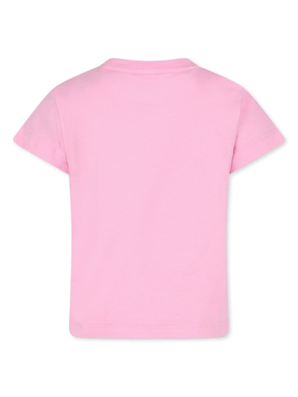 T-shirt per bambina Givenchy Kids rosa con logo sul davanti - Rubino Kids