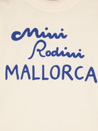 T-shirt per bambina Mini Rodini bianca con stampa Mallorca - Rubino Kids