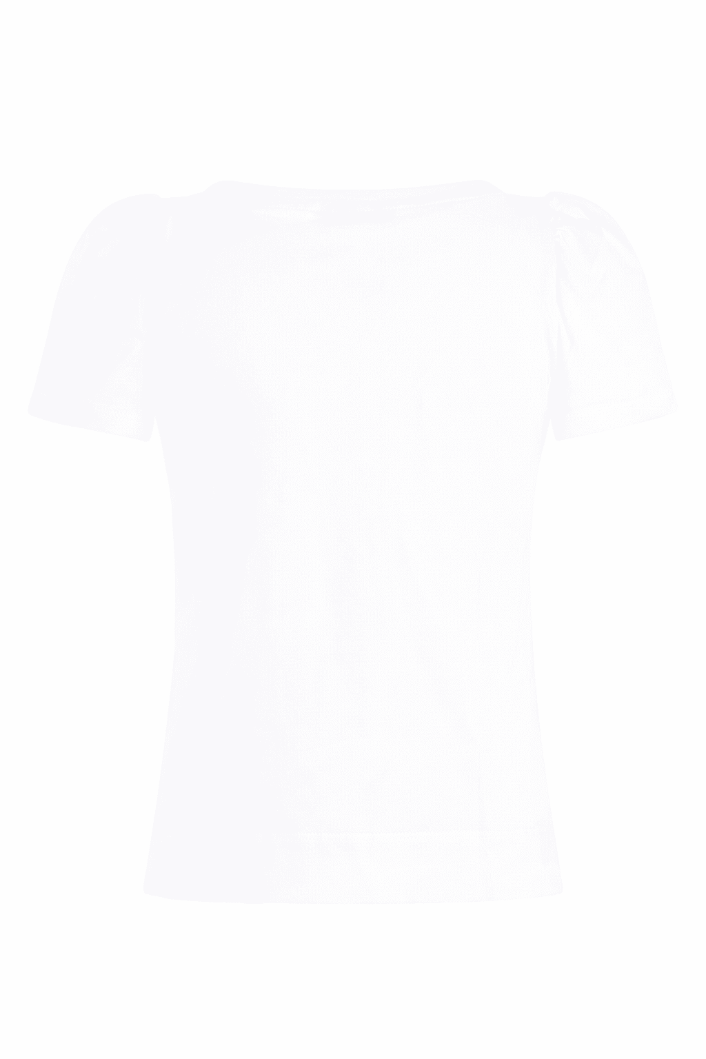 T-shirt per bambina Monnalisa bianca con stampa a fiori - Rubino Kids