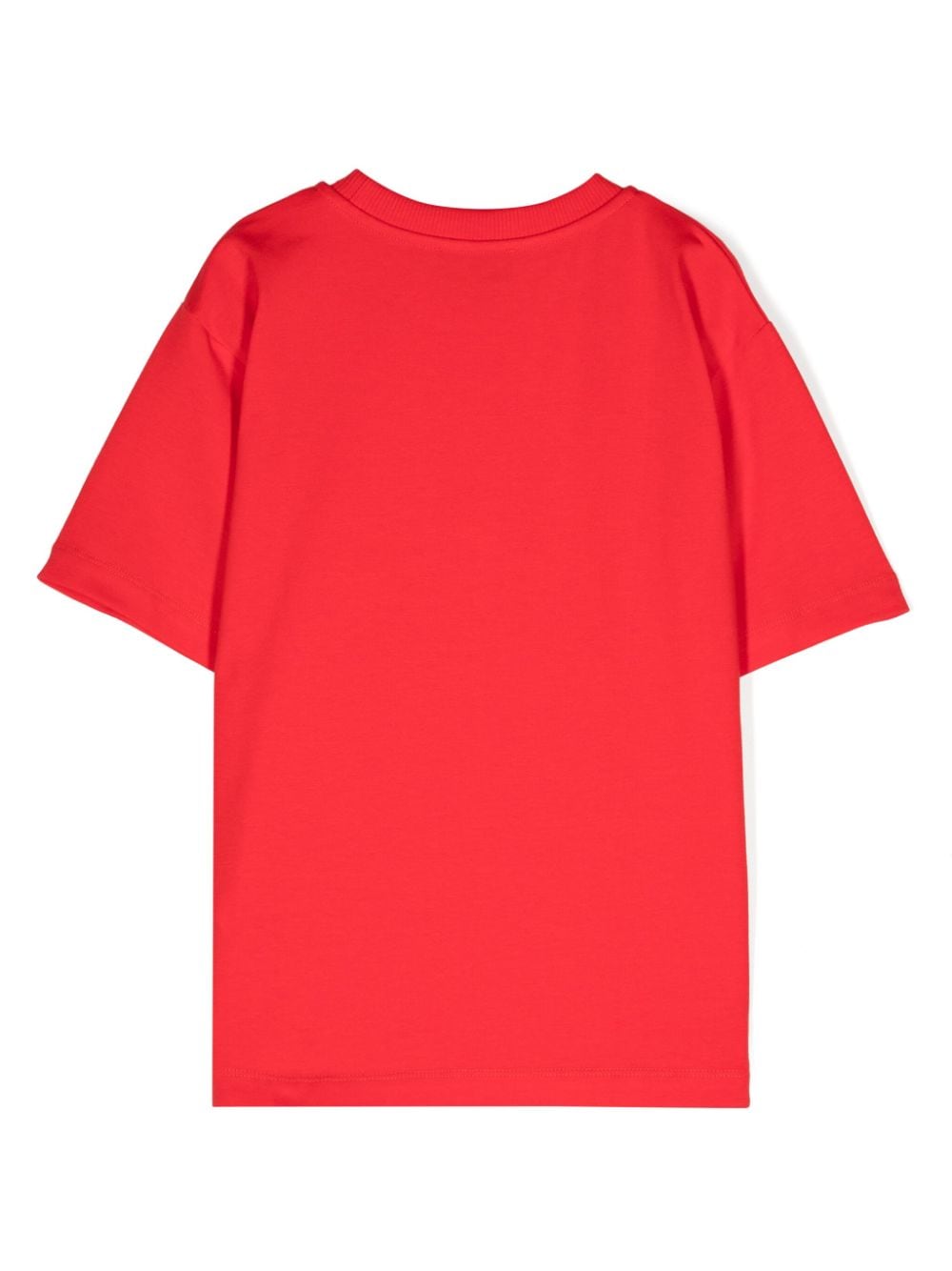 T-shirt per bambina Moschino Kids rosso con stampa Teddy Bear - Rubino Kids