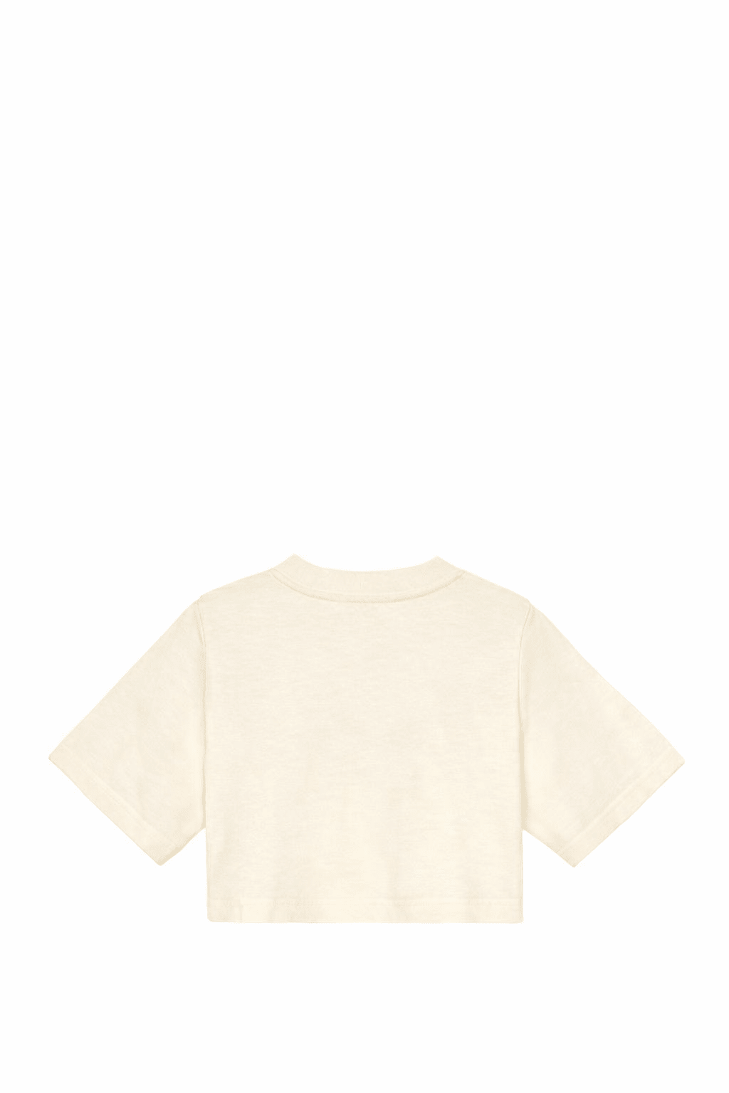 T-shirt per bambina Palm Angels Kids bianca con logo ricamato sul davanti - Rubino Kids