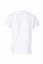 T-shirt per bambina Stella McCartney bianca con stampa floreale - Rubino Kids