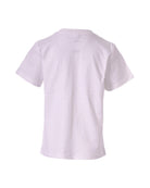 T-shirt per bambina Stella McCartney Kids bianca con scritta "The Stella Hotel" - Rubino Kids