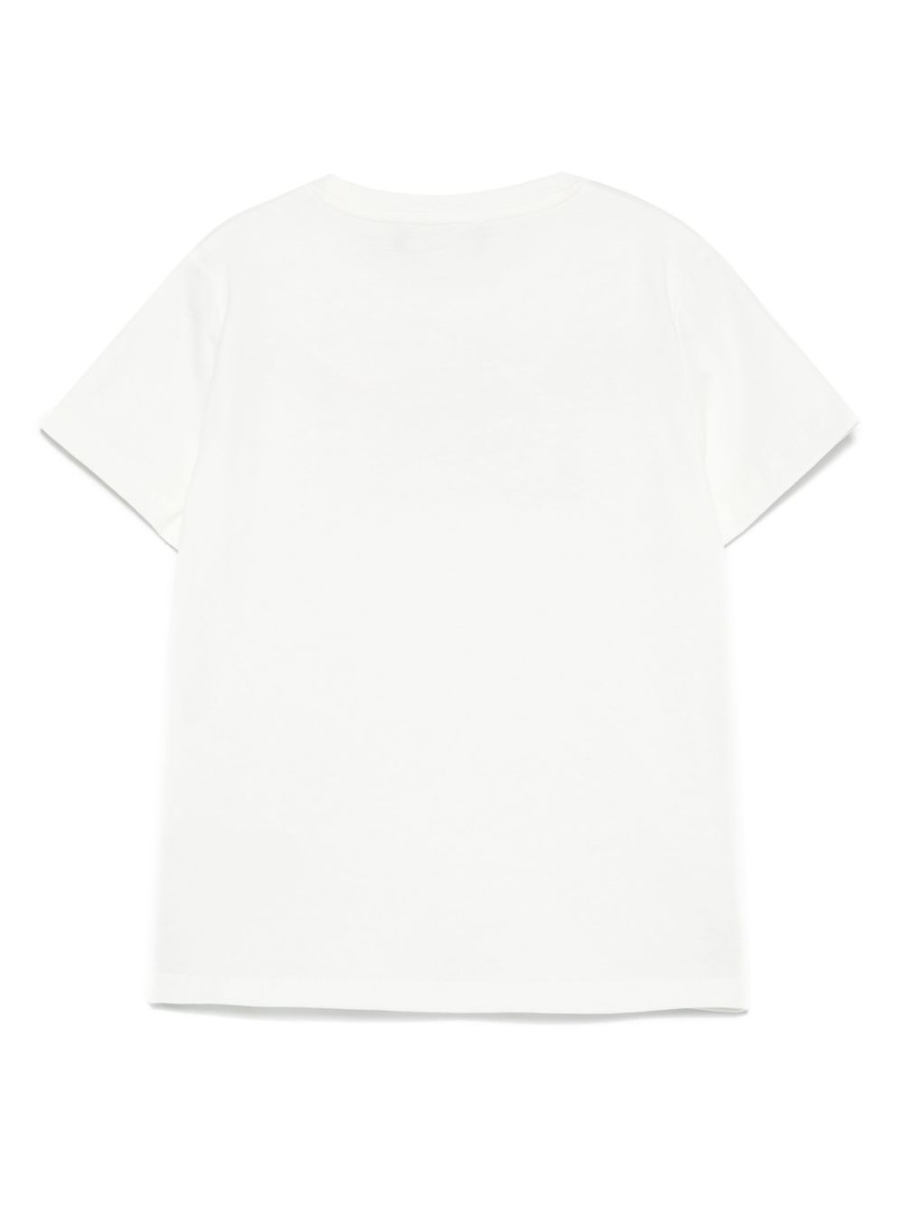 T-shirt per bambina Versace Kids bianco con stampa 90 - Rubino Kids