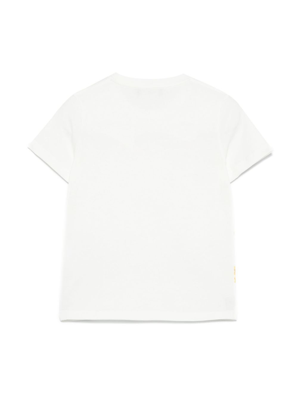 T-shirt per bambina Versace Kids Garland Medusa bianco con stampa - Rubino Kids