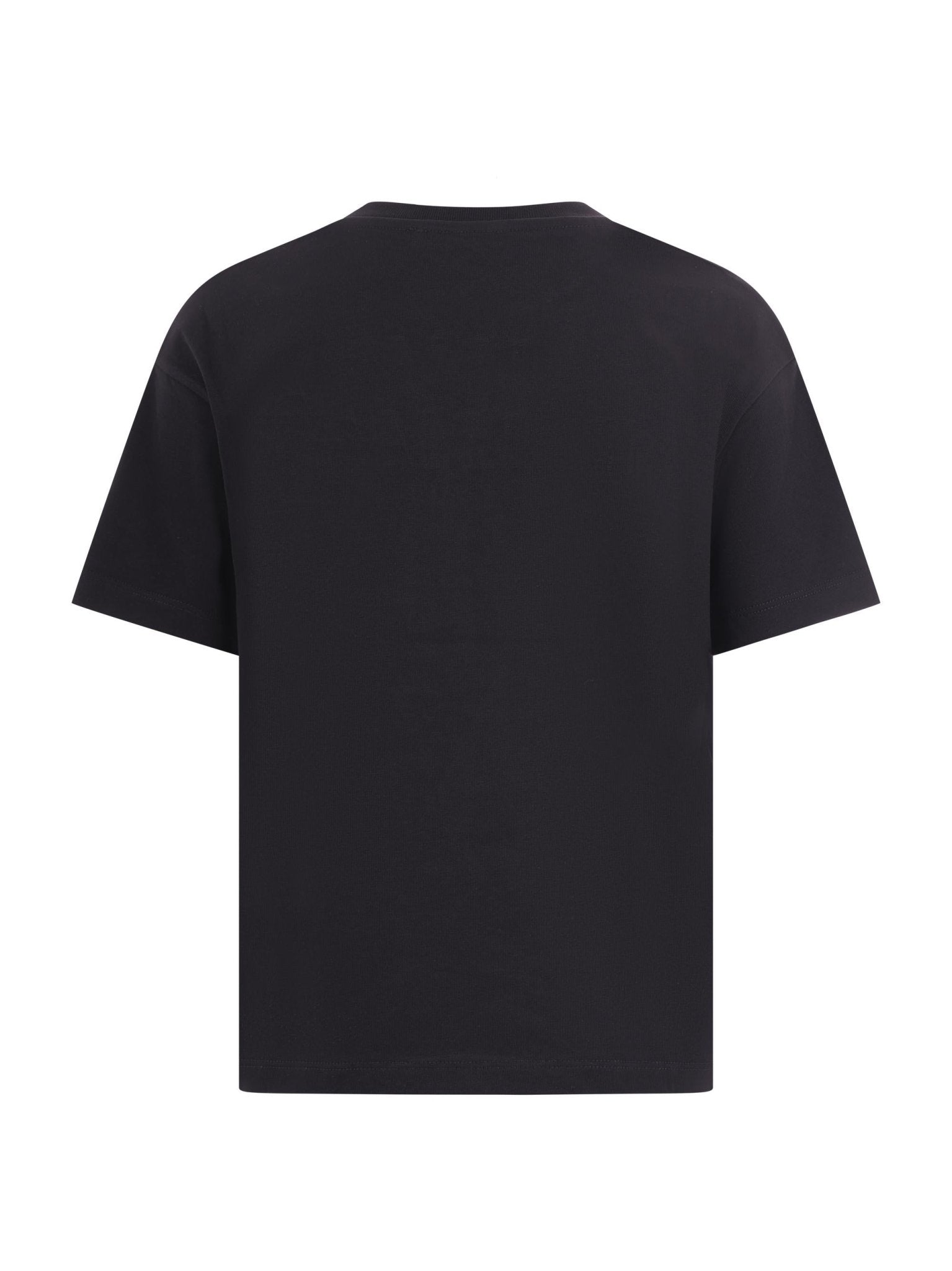 T-shirt per bambino Balmain Kids nera con logo sul davanti - Rubino Kids