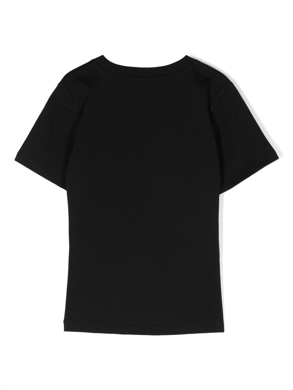 T-shirt per bambino Balmain Kids nero con stampa logo sul petto - Rubino Kids