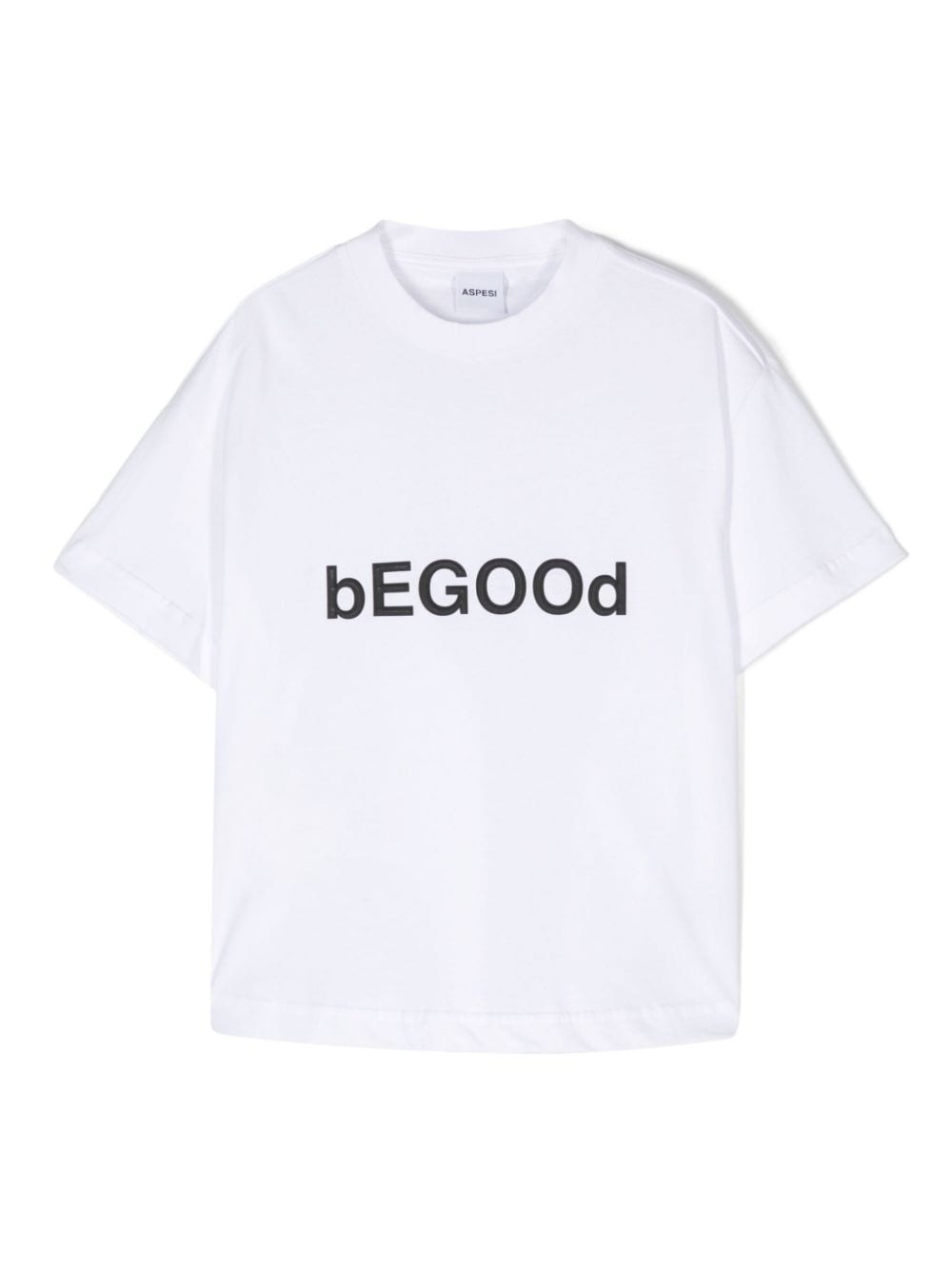 T shirt per bambino bianca Aspesi Kids con stampa Begood - Rubino Kids