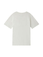 T-shirt per bambino Bonpoint Thibald bianco con stampa sul davanti - Rubino Kids