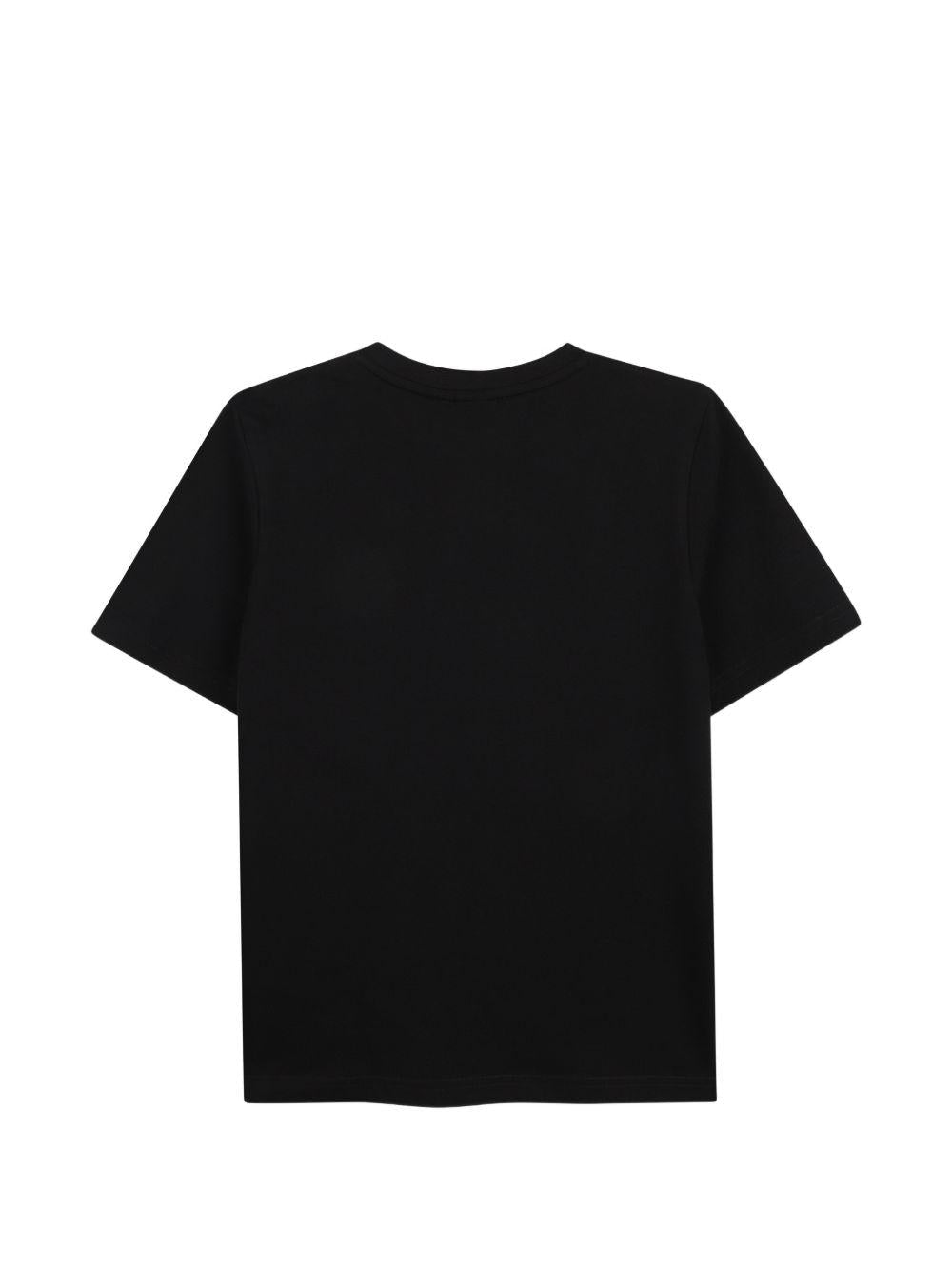 T-shirt per bambino Boss Kids nero con stampa grafica - Rubino Kids