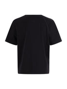 T-shirt per bambino Burberry Kids nera con stampa grafica sul davanti - Rubino Kids