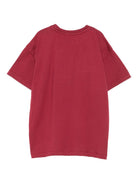 T-shirt per bambino ETRO KIDS rossa con logo sul davanti - Rubino Kids