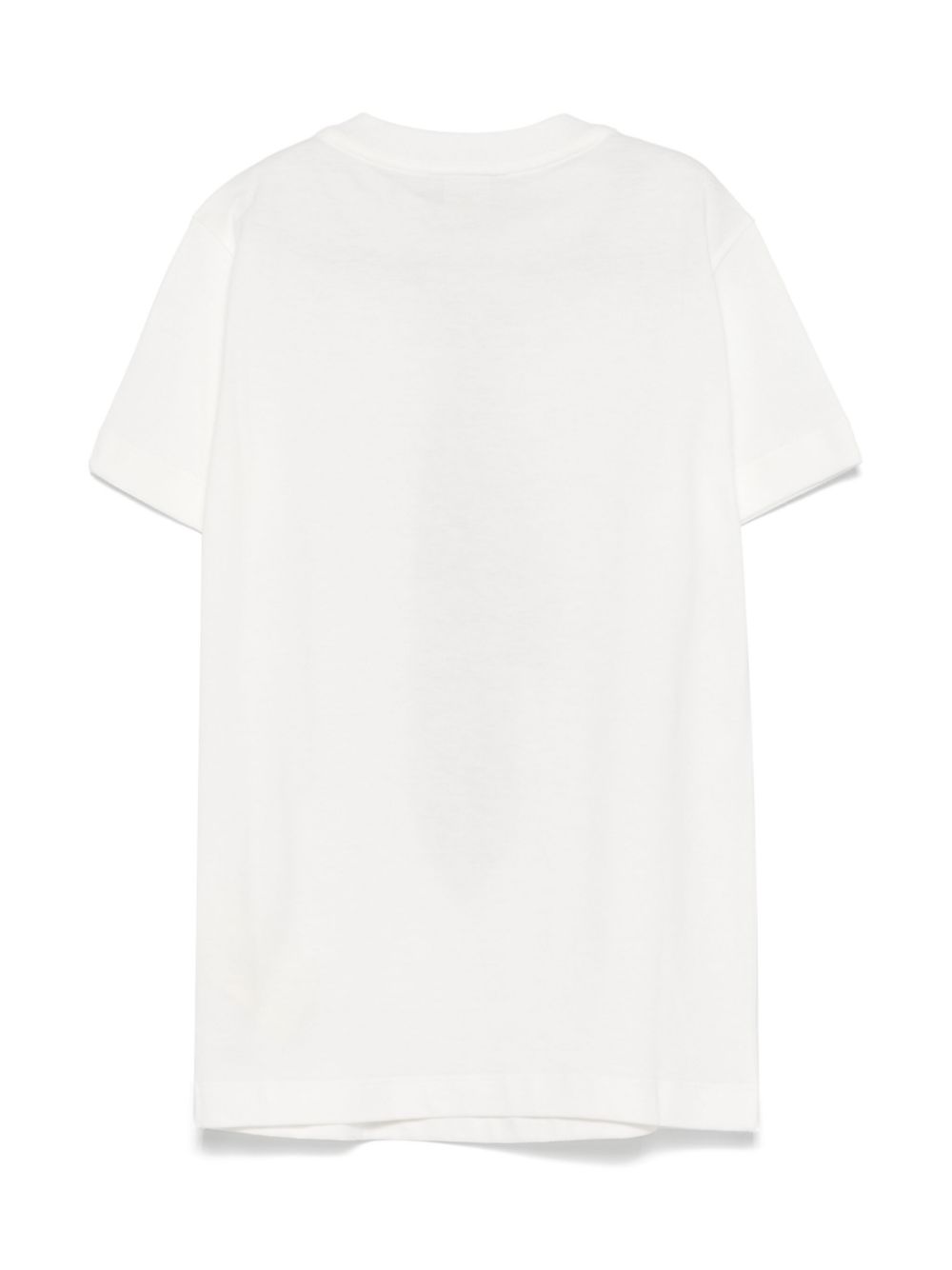 T-shirt per bambino Fendi Kids bianco con stampa cravatta a contrasto - Rubino Kids