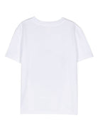 T-shirt per bambino Givenchy Kids bianco con stampa 4G - Rubino Kids