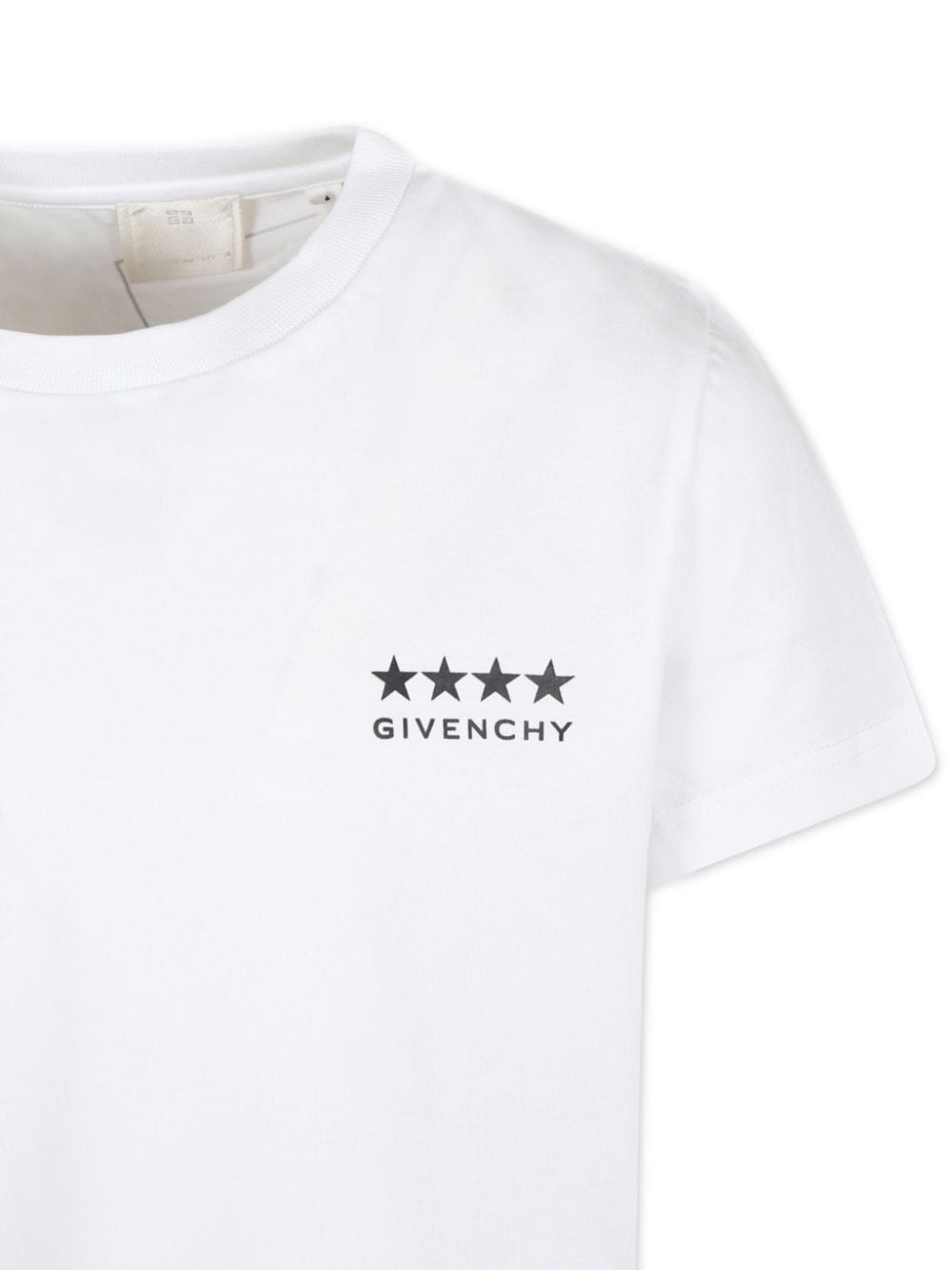 T-shirt per bambino Givenchy Kids bianco con stampa 4G - Rubino Kids