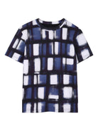 T-shirt per bambino Givenchy Kids multicolore con stampa grafica - Rubino Kids