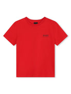 T-shirt per bambino Givenchy Kids rosso con stampa 4G - Rubino Kids