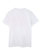 T-shirt per bambino HUGO KIDS bianco con stampa rossa sul davanti - Rubino Kids