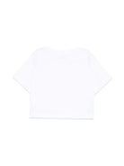 T-shirt per bambino Il Gufo bianco con ricamo con logo - Rubino Kids