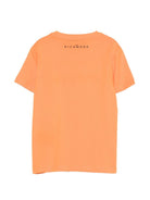 T-shirt per bambino John Richmond Junior arancione con logo sul davanti - Rubino Kids