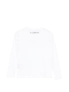 T-shirt per bambino John Richmond Junior bianca con logo sul davanti - Rubino Kids