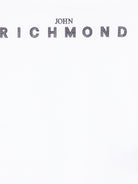 T-shirt per bambino John Richmond Junior bianca con logo sul davanti - Rubino Kids