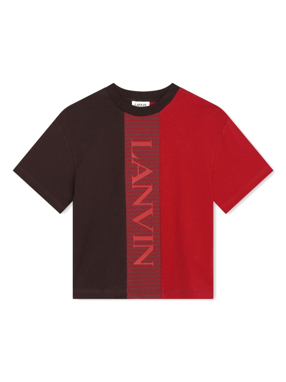 T-shirt per bambino Lanvin Enfant multicolor con motivo Curb - Rubino Kids