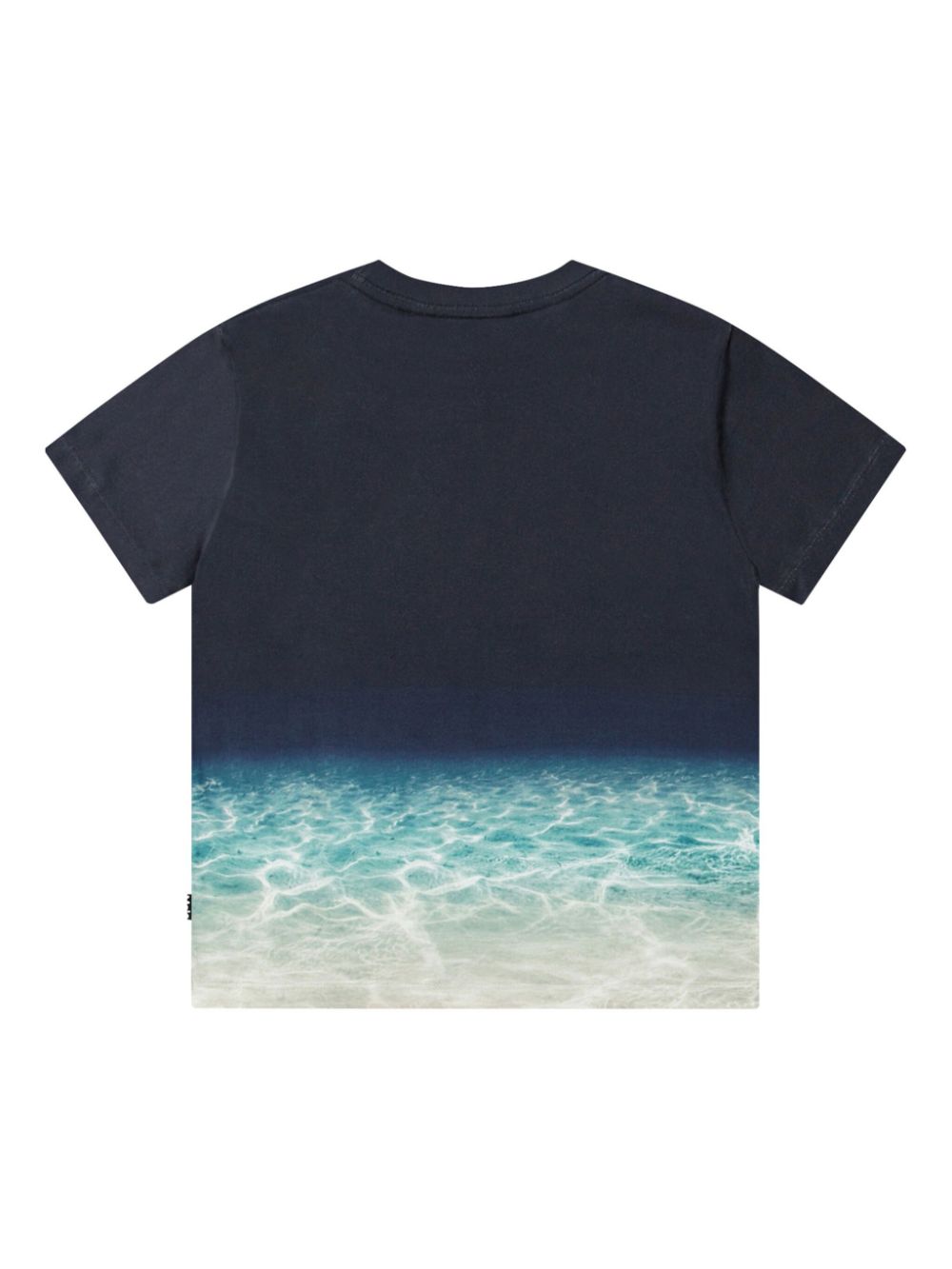 T-shirt per bambino Molo blu con stampa grafica - Rubino Kids