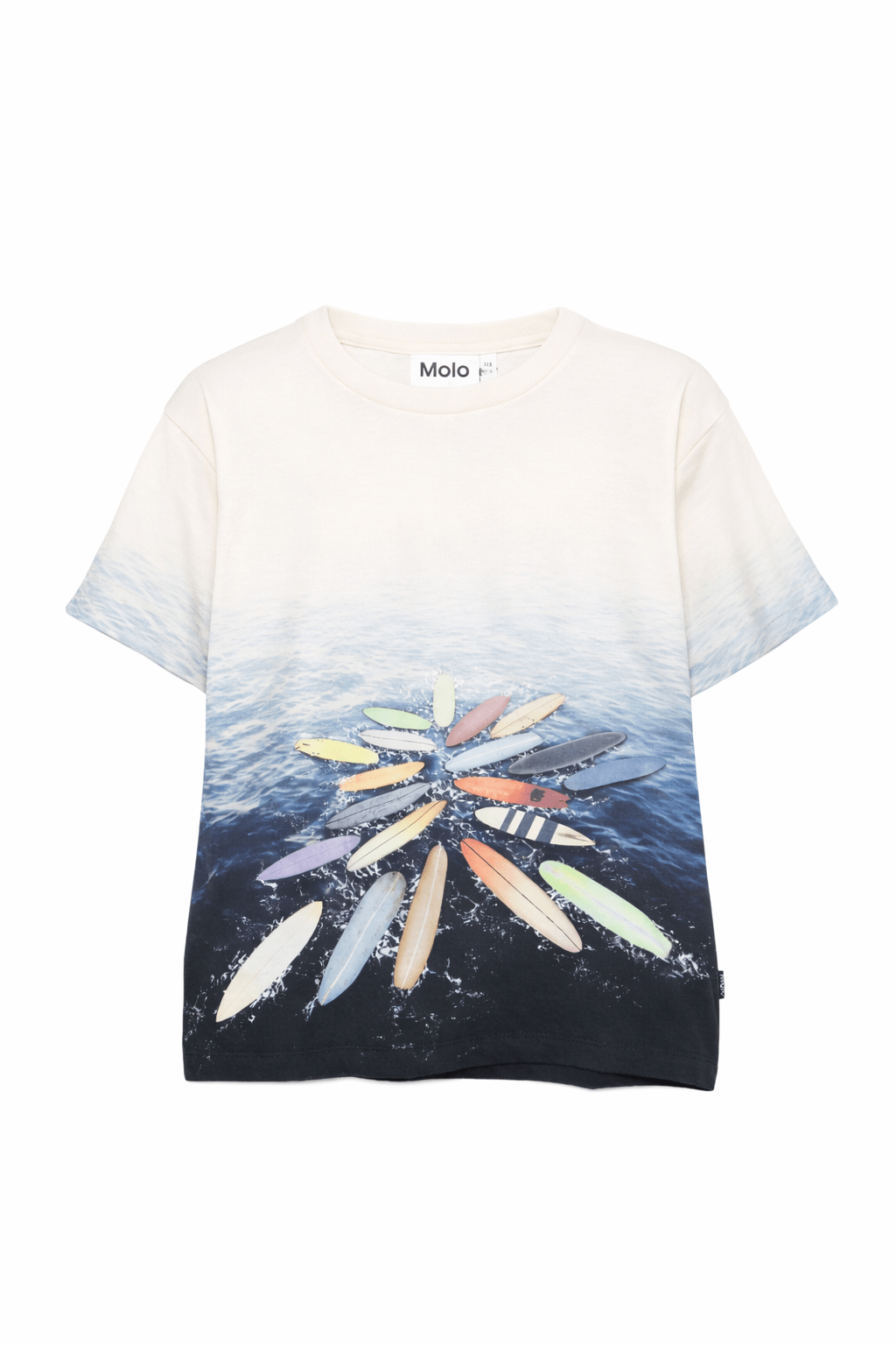 T-shirt per bambino Molo multicolore con stampa fotografica - Rubino Kids