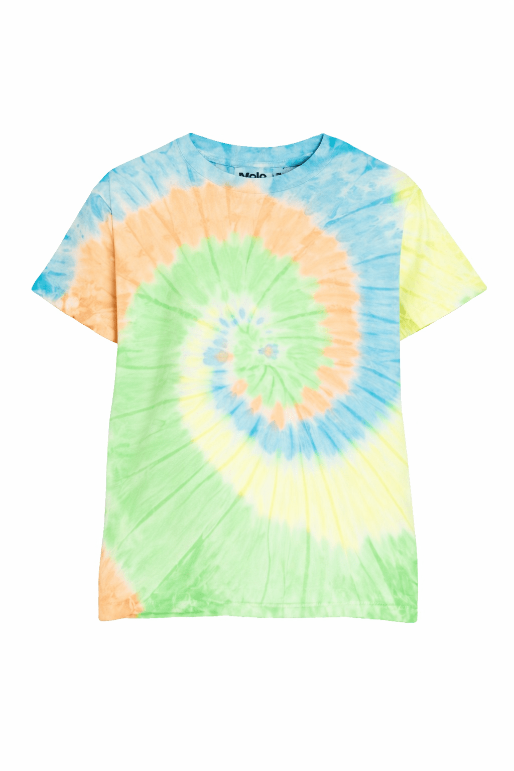T-shirt per bambino Molo multicolore con stampa vortice - Rubino Kids