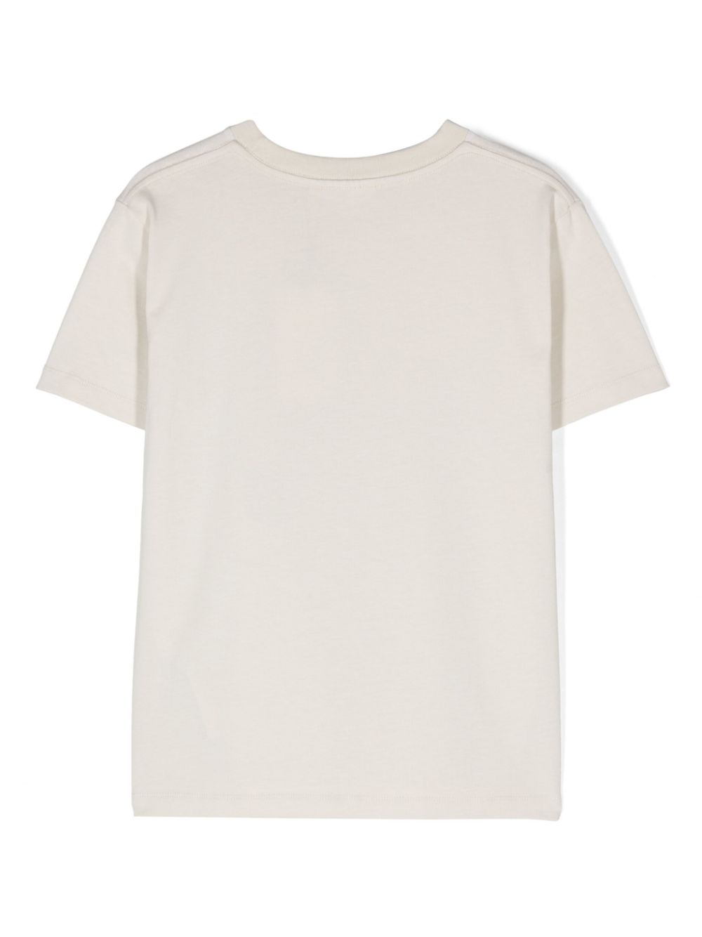 T-shirt per bambino Molo Riley beige con stampa pallone - Rubino Kids