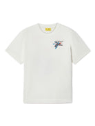 T-shirt per bambino Off - White Kids Arrow bianco con stampa logo sul petto - Rubino Kids