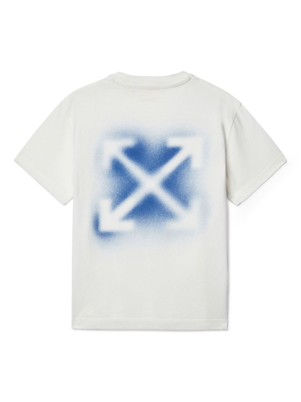 T-shirt per bambino Off - White Kids Arrow Spray bianco con stampa logo - Rubino Kids